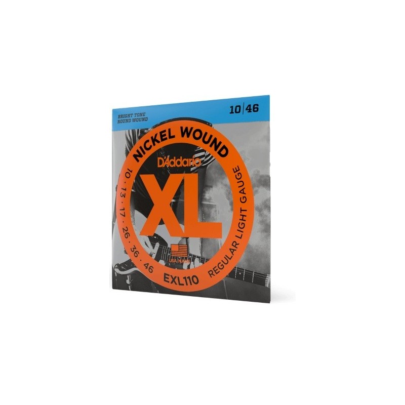 D'ADDARIO EXL110 per chitarra elettrica, Nickel Wound, Regular Light, 10-46 - vai con la sigla
