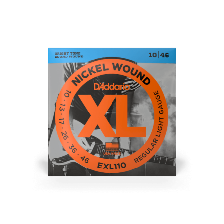 D'ADDARIO EXL110 per chitarra elettrica, Nickel Wound, Regular Light, 10-46 - vai con la sigla