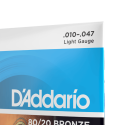 D'Addario EJ36 80/20 Bronze 12-String Acoustic Guitar Strings, Light, 10-47 - vai con la sigla