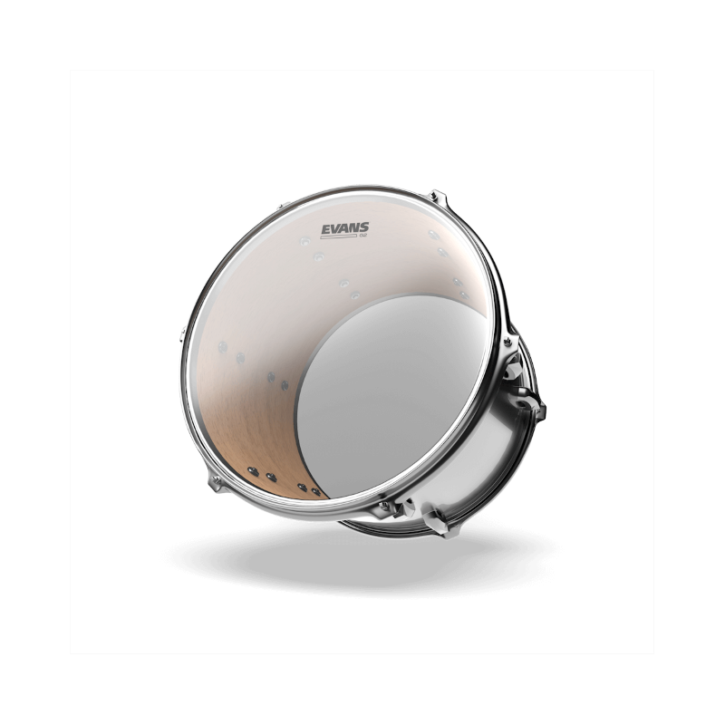 EVANS Confezione da 3 pelli trasparenti  G2 per tom rispettivamente di 10 ", 12 " e 14 ", Fusion - vai con la sigla