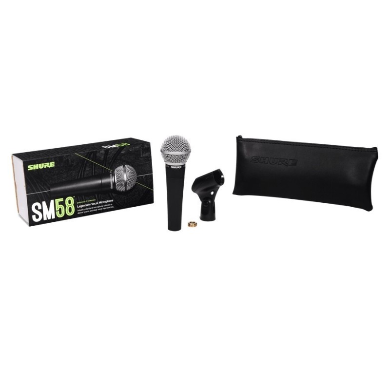 SHURE - SM58-LCE MICROFONO DINAMICO CARDIOIDE - vaiconlasigla
