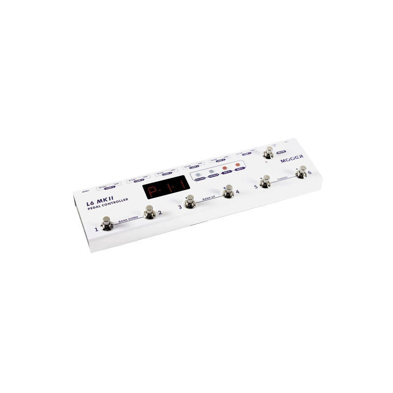 MOOER L6 MKII Pedal Controller - Commutatore di loop programmabile - vai con la sigla