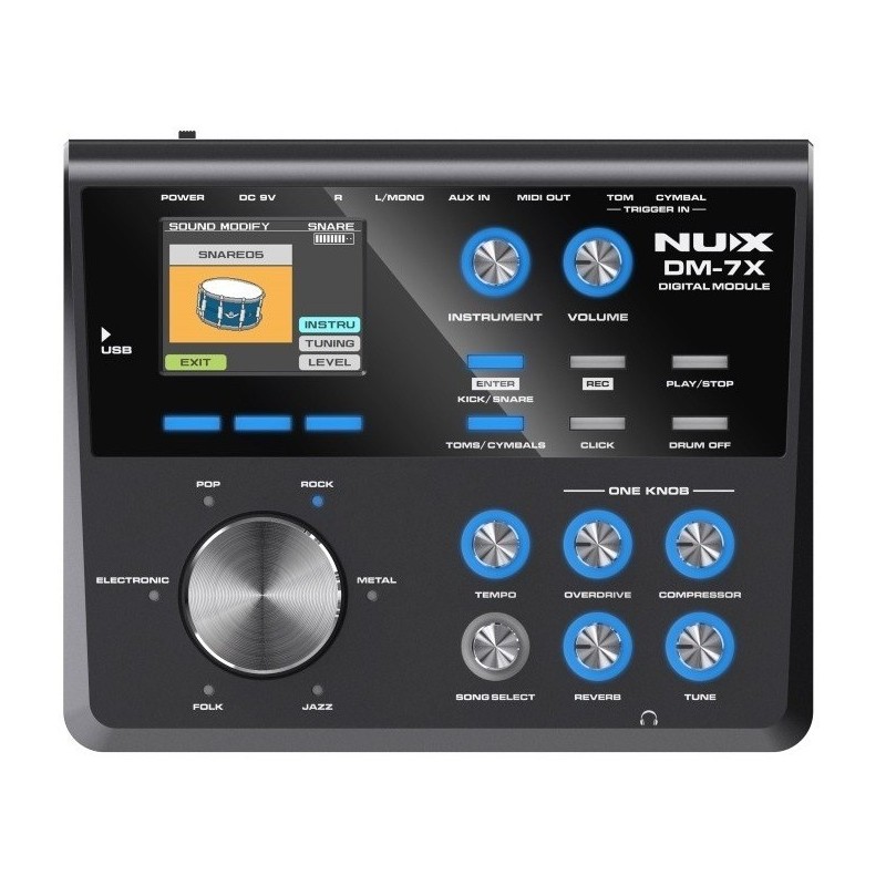 NUX DM-7X Batteria elettronica con pelli mesh - vai con la sigla