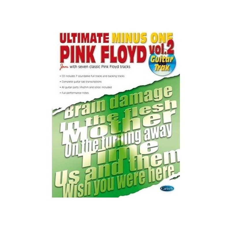 ULTIMATE MINUS 1 PINK FLOYD V.2 + CD - SPARTITI + TABLATURE + BASI MUSICALI - vai con la sigla