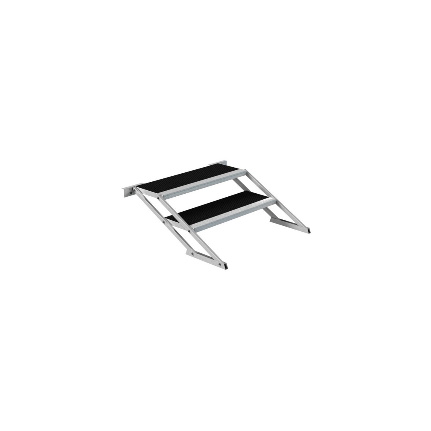Scala con 2 gradini regolabile da 40 a 60 cm CL-ADST2S-40