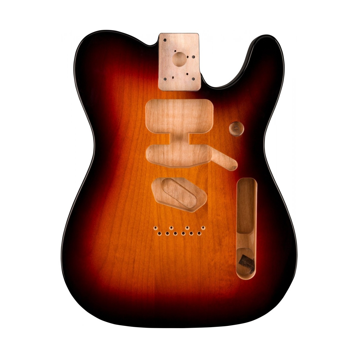 Corpo Fender Deluxe Series Telecaster SSH Alder Modern Bridge Mount 3-C Sunb