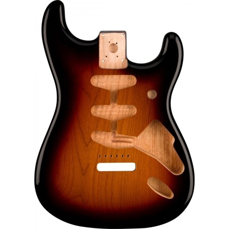 Corpo Fender Classic Series 60's Stratocaster SSS Alder Vintage Bridge M 3-C Sunb