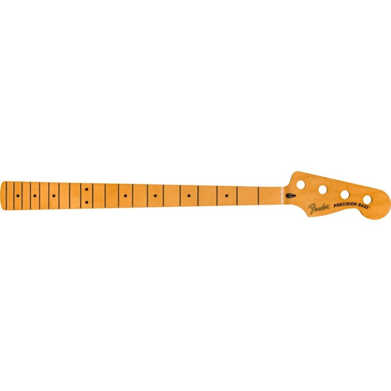 Manico Fender Precision to Jazz Bass Conversion  20 Med Jumbo Frets 1 Radius Maple