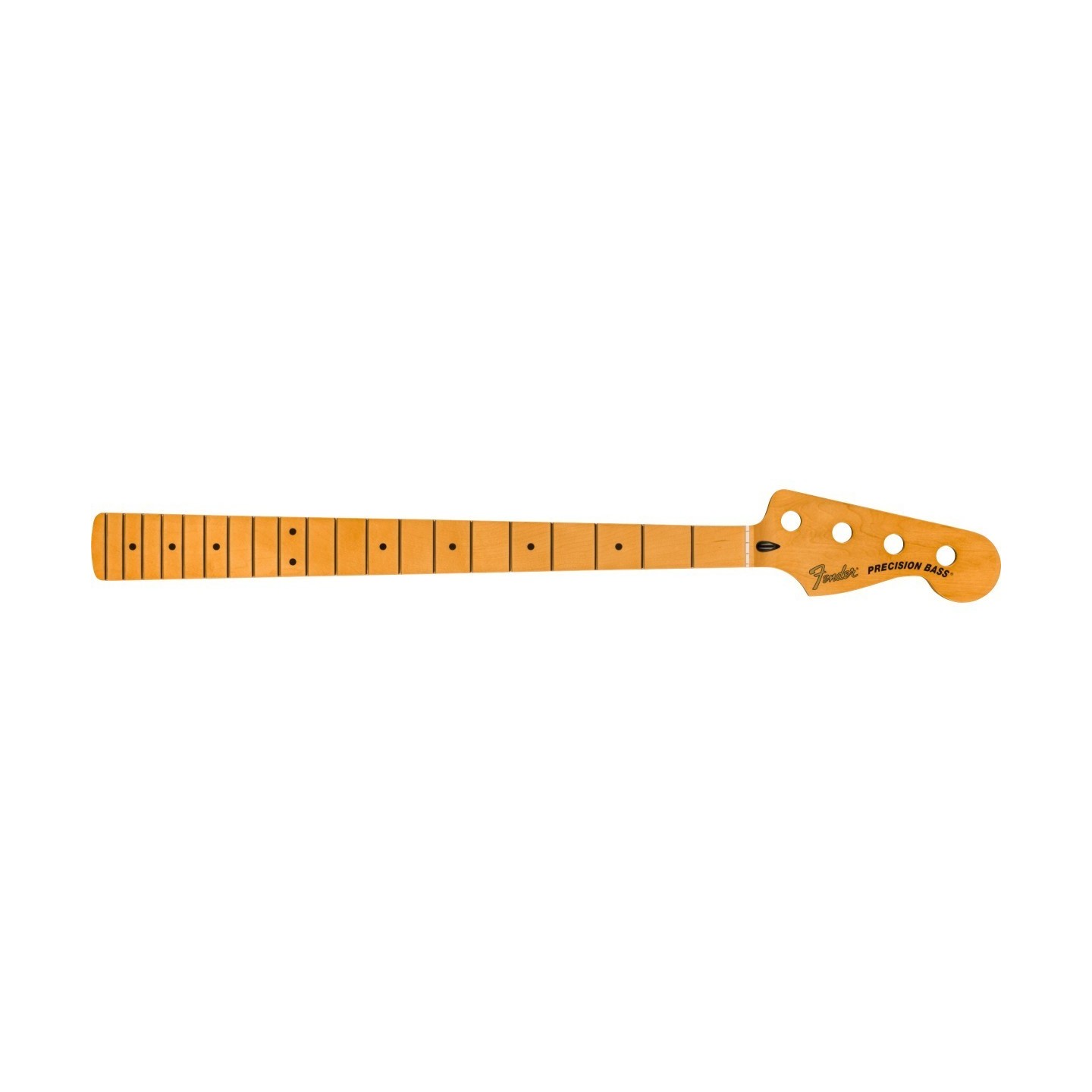 Manico Fender Precision to Jazz Bass Conversion  20 Med Jumbo Frets 1 Radius Maple