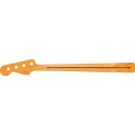 Manico Fender Precision to Jazz Bass Conversion  20 Med Jumbo Frets 1 Radius Maple
