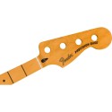 Manico Fender Precision to Jazz Bass Conversion  20 Med Jumbo Frets 1 Radius Maple