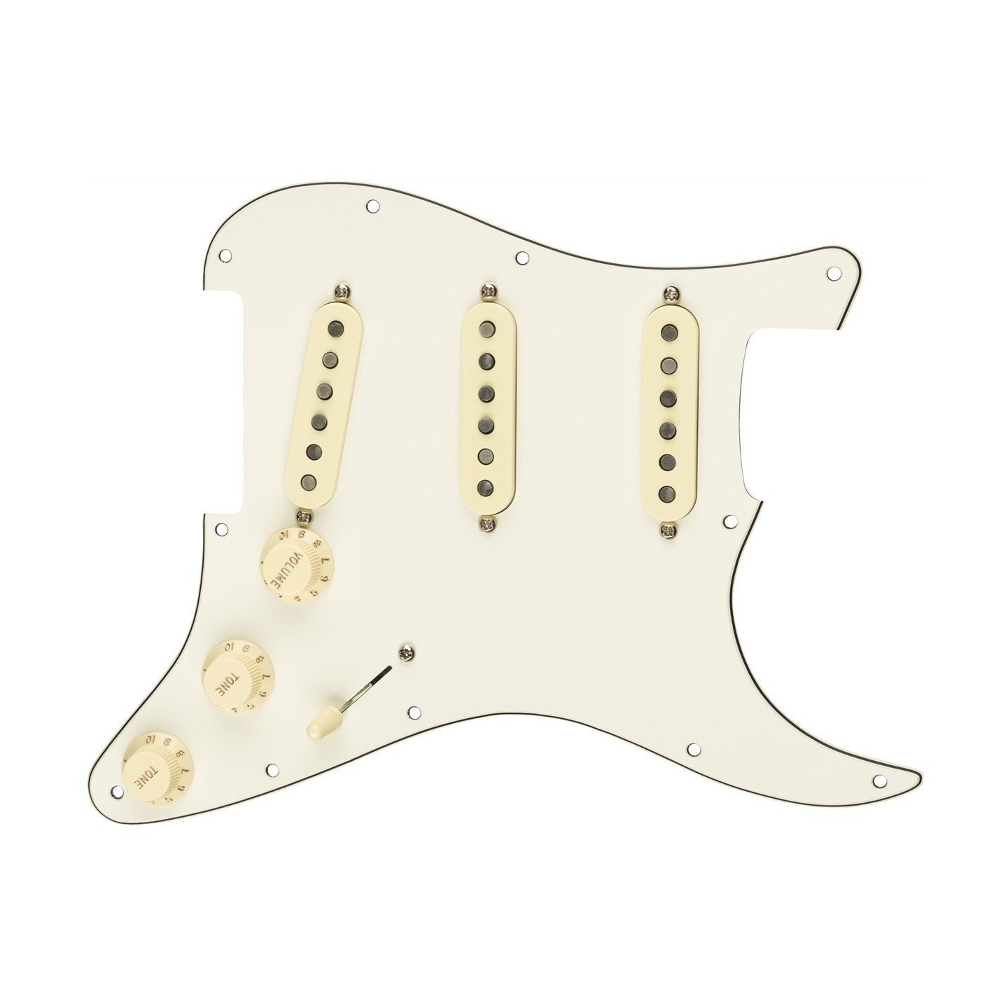 Mascherina Fender Pre-Wired Strat Custom Shop Custom '69 SSS Parchment 0992341509