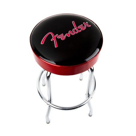 Sgabello Fender Red Sparkle Logo  Black/Red Sparkle 30" 9192022003