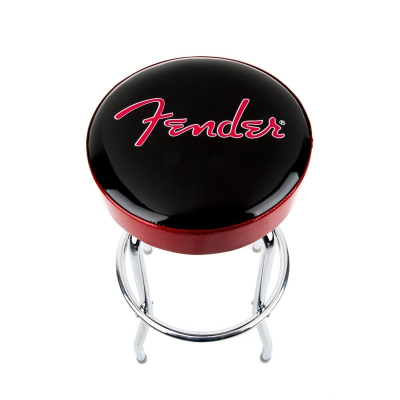 Sgabello Fender Red Sparkle Logo  Black/Red Sparkle 30" 9192022003
