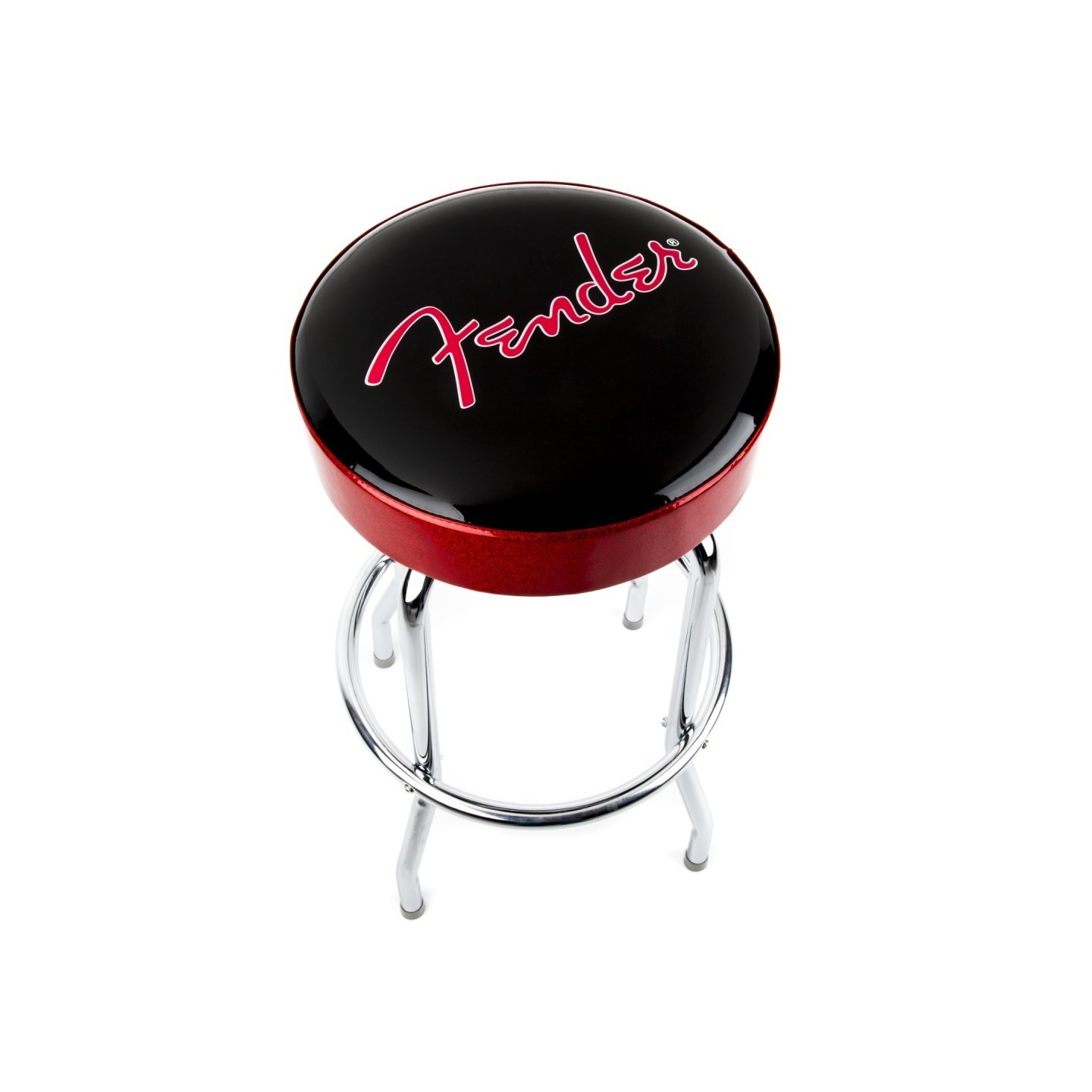 Sgabello Fender Red Sparkle Logo  Black/Red Sparkle, 24" 9192022004