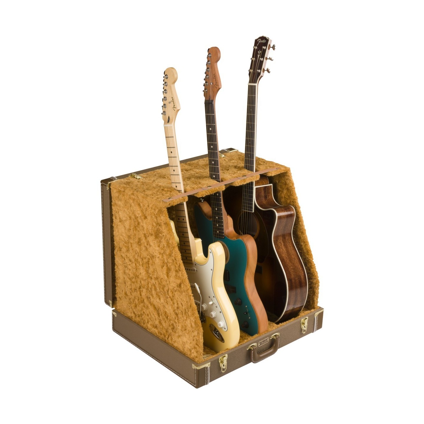 Supporto Fender Classic Series Case  - 3 Guitar Brown 0991023522