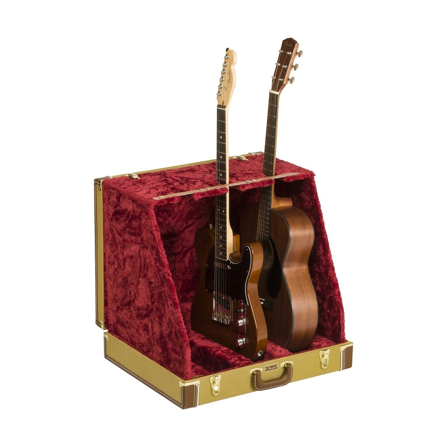 Supporto Fender Classic Series Case 3 Guitar  Tweed 0991023500