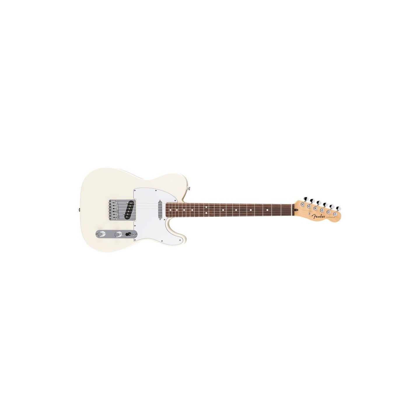 FENDER Standard Telecaster®, Laurel Fingerboard, White Pickguard, Olympic White - vai con la sigla