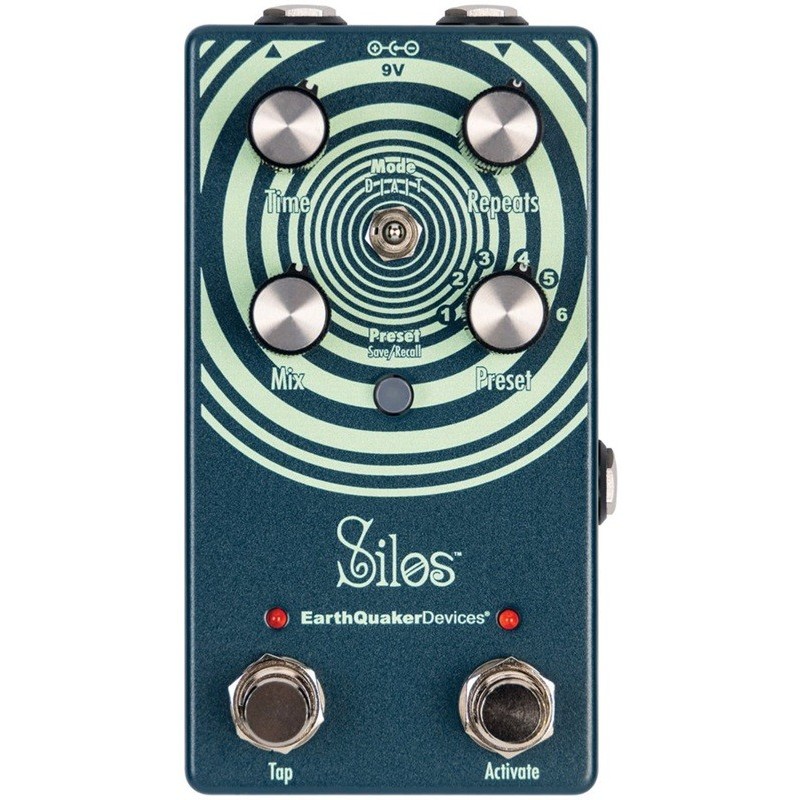 EARTHQUAKER DEVICES Silos Multi-Generational Time Reflection Device - Delay per Chitarra e Basso - vai con la sigla