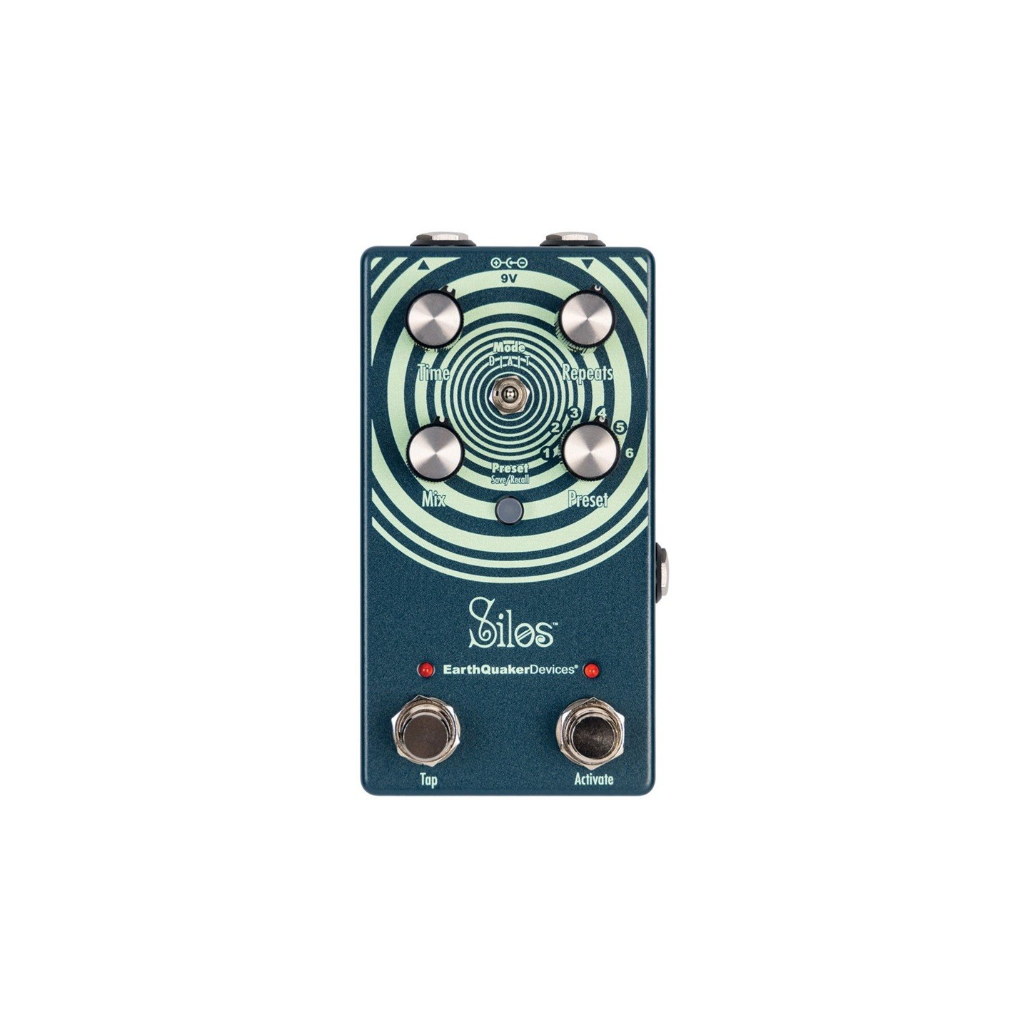 EARTHQUAKER DEVICES Silos Multi-Generational Time Reflection Device - Delay per Chitarra e Basso - vai con la sigla