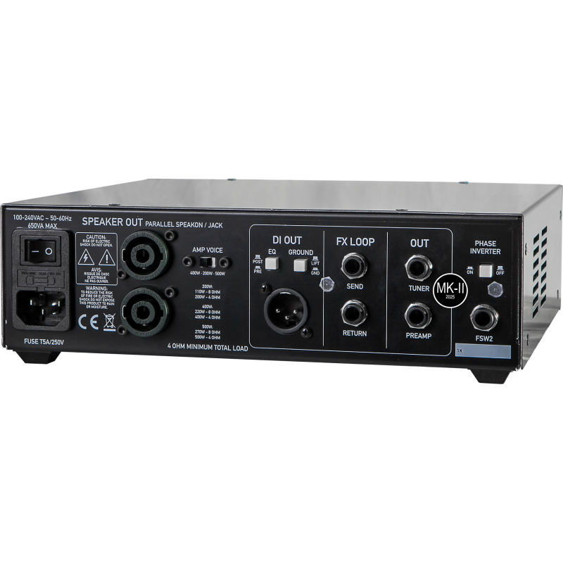 BH AMPS D542H (MK-II 2025) - testata per basso - vai con la sigla