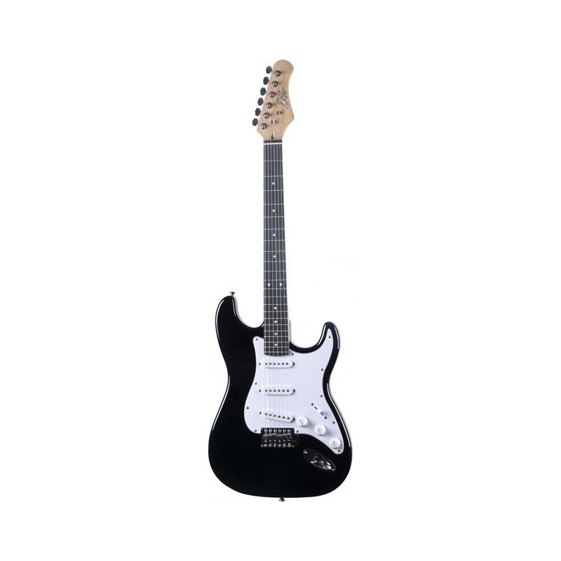 Eko Guitars - ST-100 Black - vai con la sigla