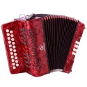 ORGANETTO SOUNDSATION SAC-2108GC-RD ROSSO SOL/DO (cambio registri ai bassi)