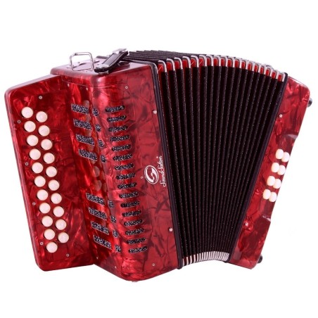 ORGANETTO SOUNDSATION SAC-2108GC-RD ROSSO SOL/DO (cambio registri ai bassi)