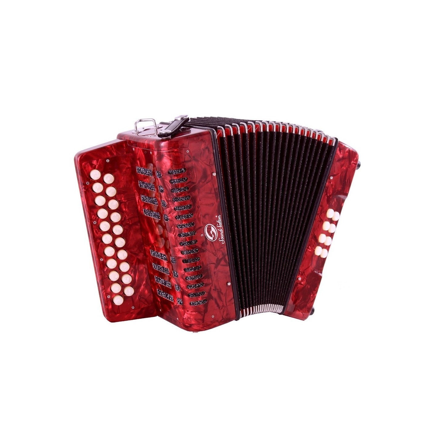 ORGANETTO SOUNDSATION SAC-2108GC-RD ROSSO SOL/DO (cambio registri ai bassi)