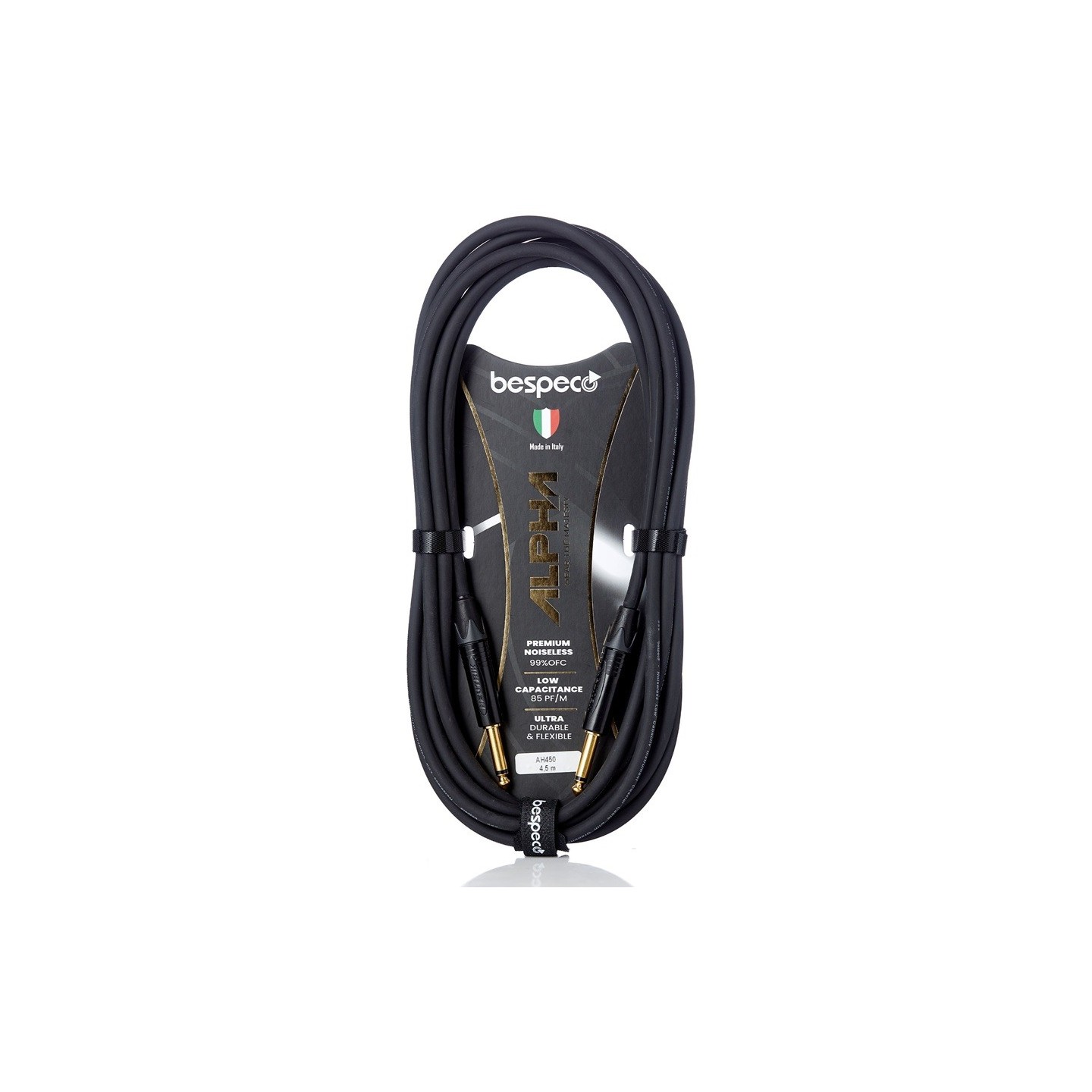 BESPECO AH450 Cavi serie ALPHA Cavo per strumenti - 4,50mt - vai con la sigla