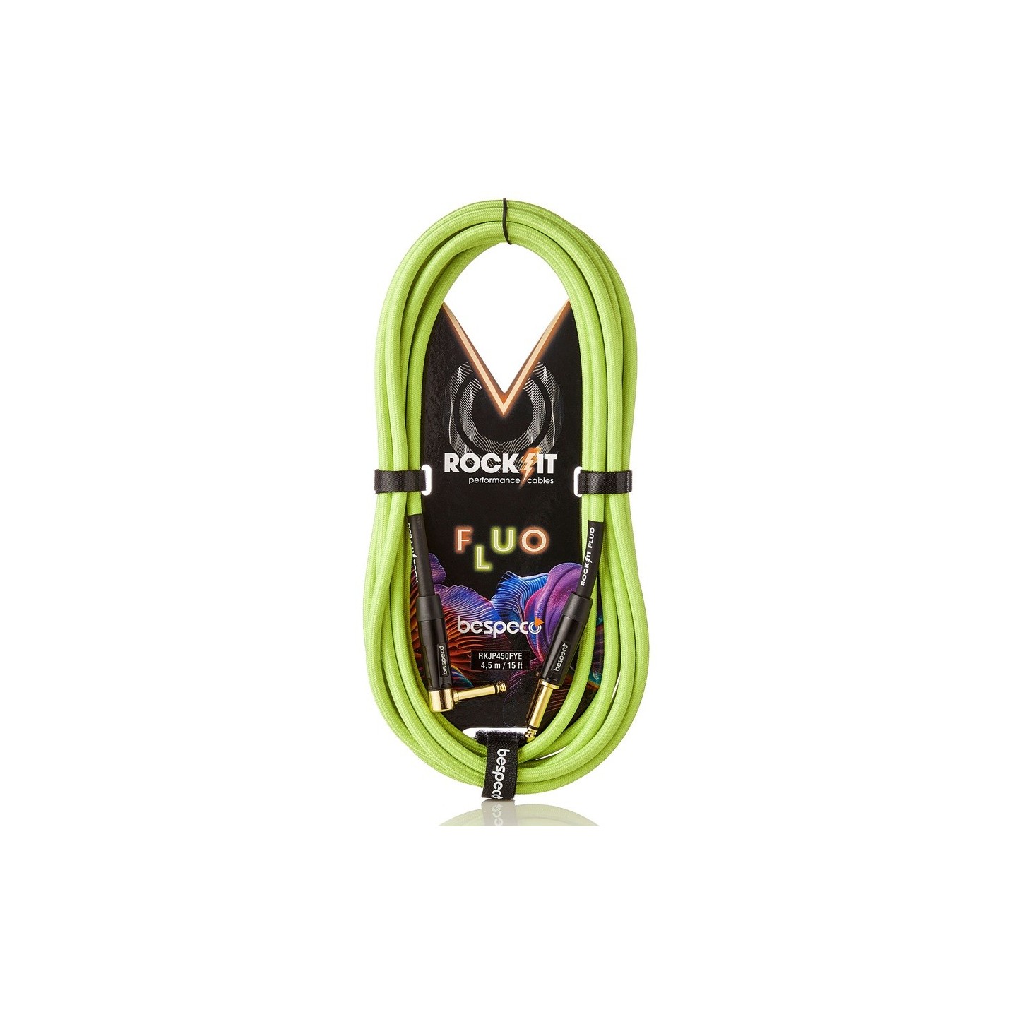BESPECO RKJP600FYE  serie ROCKIT Cavo per strumenti Fluo - 6 mt - vai con la sigla