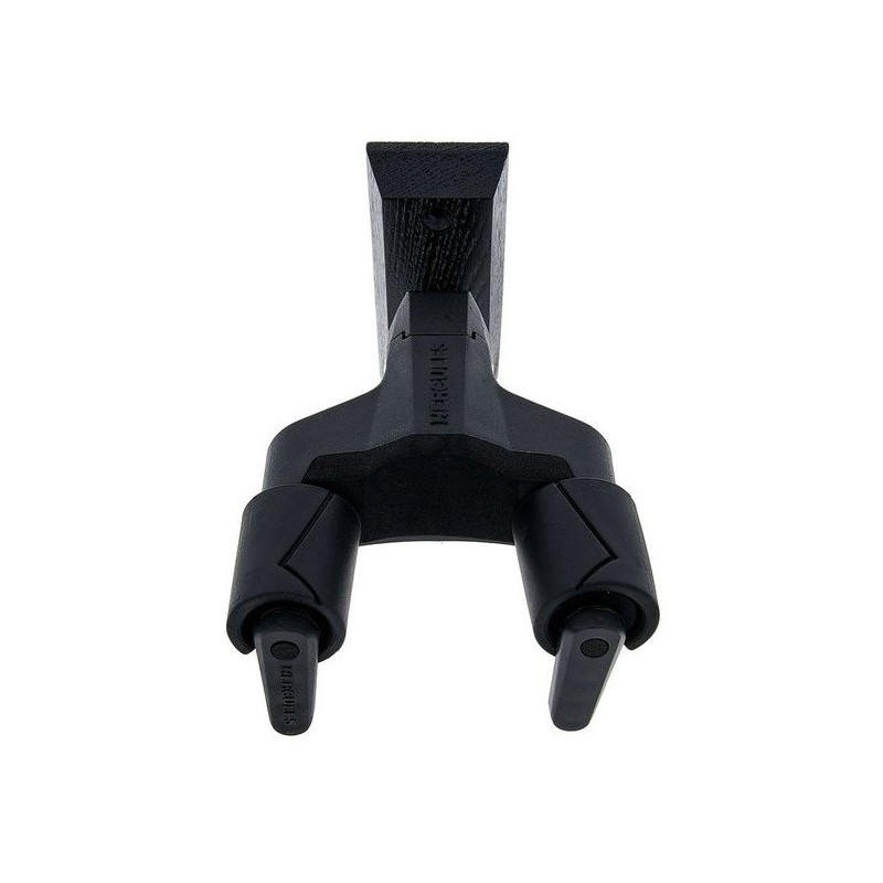 HERCULES HCGSP-38WBK+ Supporto per Chitarra/basso Base in Legno Nera - vai con la sigla