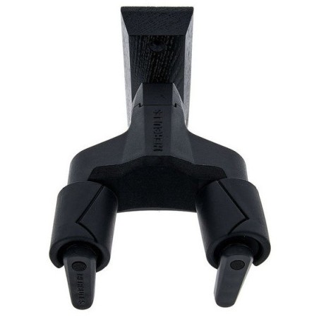 HERCULES HCGSP-38WBK+ Supporto per Chitarra/basso Base in Legno Nera - vai con la sigla