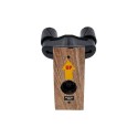 HERCULES HCGSP-38WBK+ Supporto per Chitarra/basso Base in Legno Nera - vai con la sigla