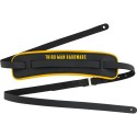 FENDER Tracolla x Third Man Hardware Leather Strap, Black/Yellow - vai con la sigla
