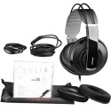 SUPERLUX HD681 EVO Black - Cuffie di monitoraggio professionali (semi-aperte) - vai con la sigla