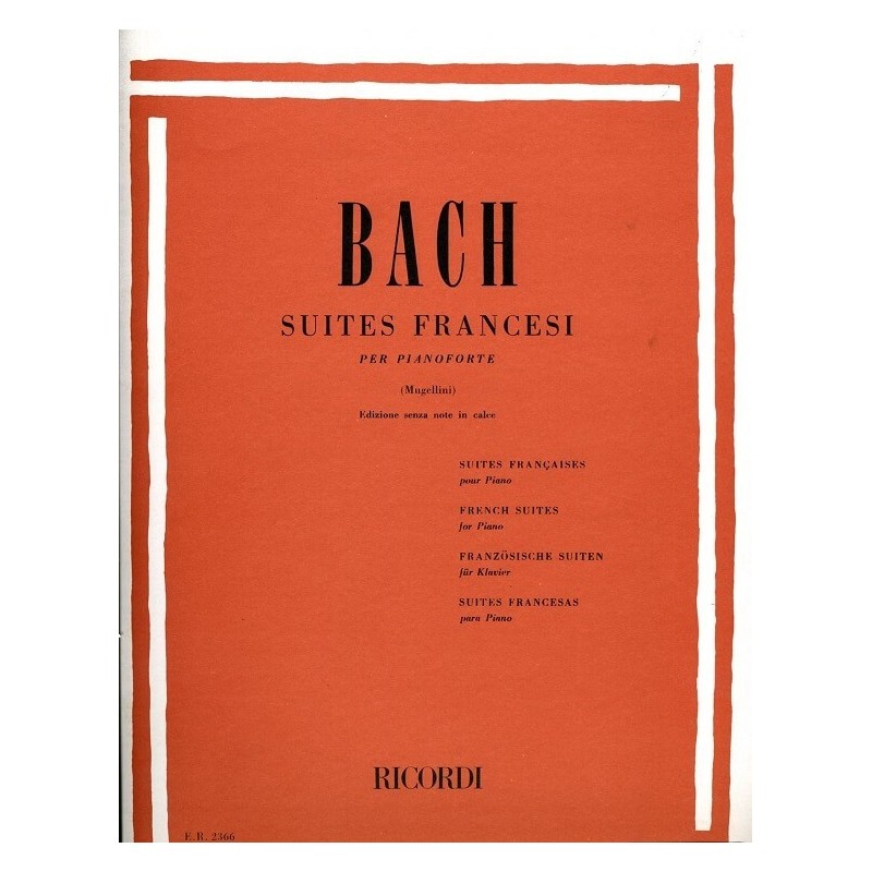 Bach - SUITES FRANCESI - vai con la sigla