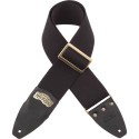 MAGRABO' Stripe SC Cotton Nero 8 cm terminali Core Nero, fibbia Recta Ottone - vaiconlasigla