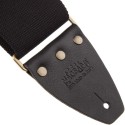 MAGRABO' Stripe SC Cotton Nero 8 cm terminali Core Nero, fibbia Recta Ottone - vai con la sigla