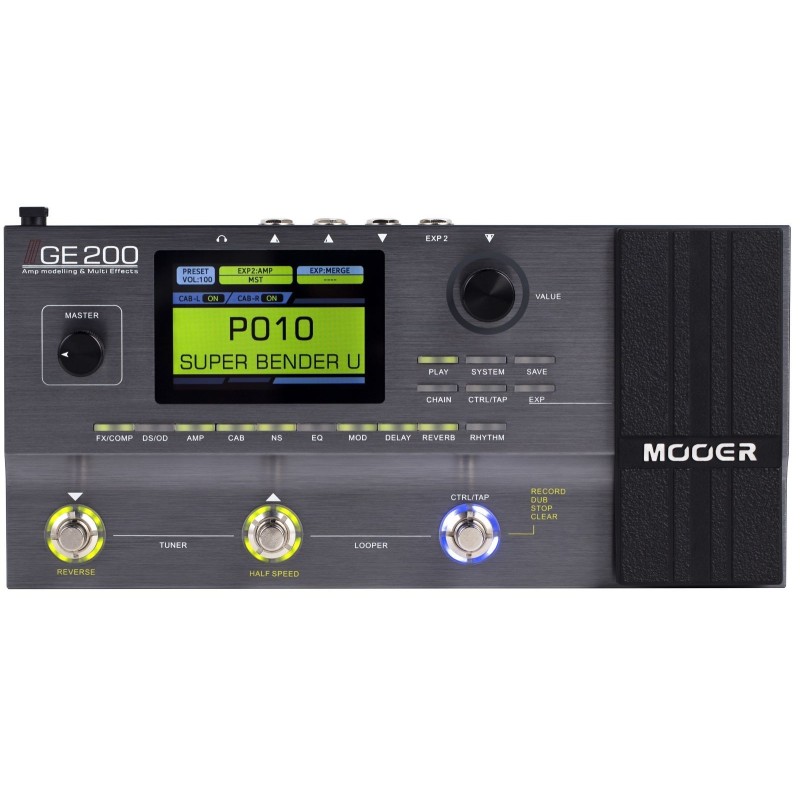 MOOER GE200 MODELADOR Y MULTI-EFECTOS