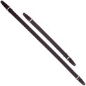 MAGRABO' Stripe SC Entry Marrone 5 cm terminali Marrone Scuro fibbia Ottone Antico - vaiconlasigla
