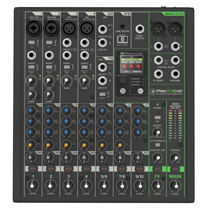 MACKIE PROFX10GO