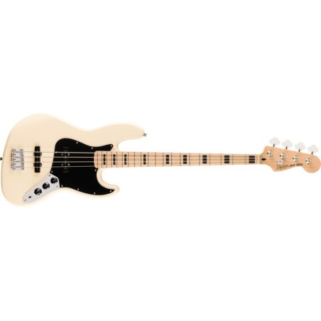 FENDER Affinity Series Active Jazz Bass, Maple Fingerboard, Black Pickguard, Olympic White - vai con la sigla