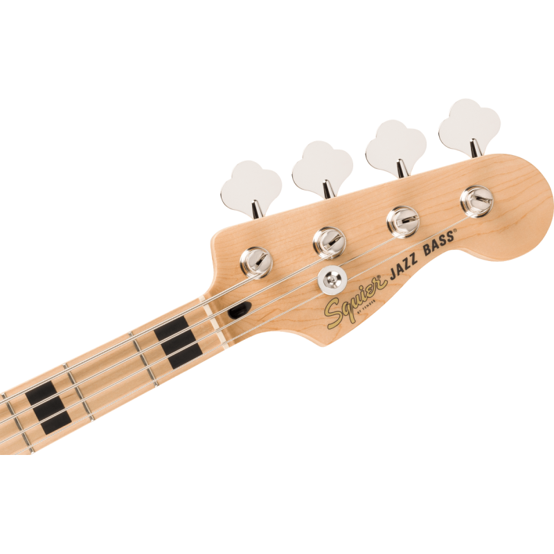 FENDER Affinity Series Active Jazz Bass, Maple Fingerboard, Black Pickguard, Olympic White - vai con la sigla