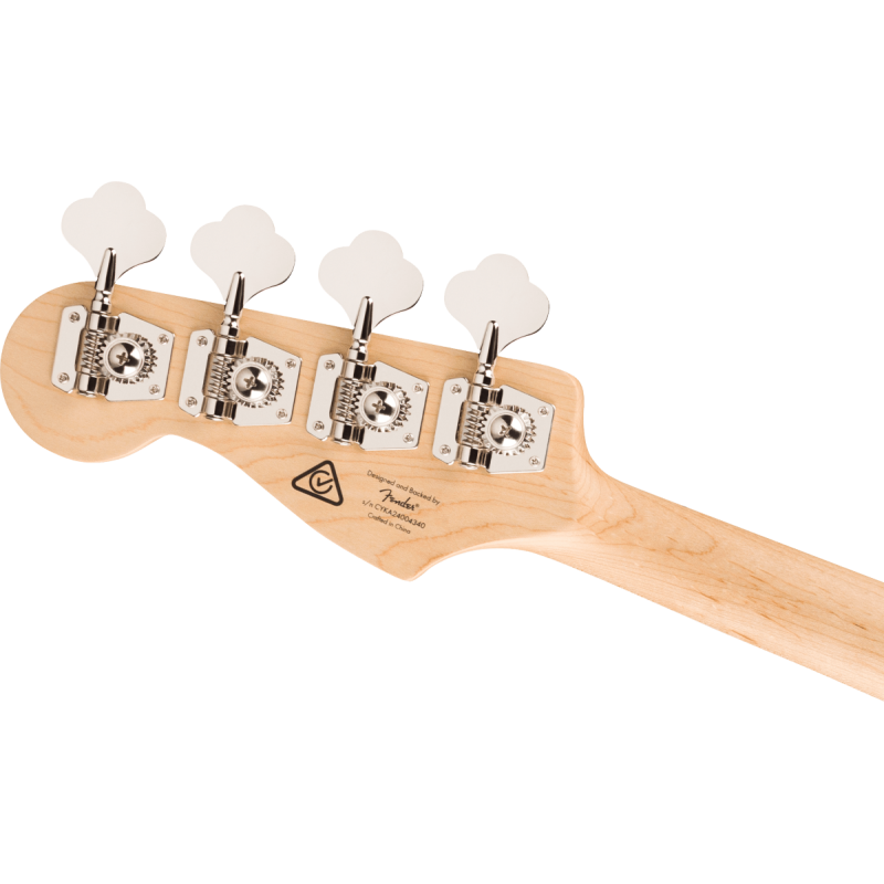 FENDER Affinity Series Active Jazz Bass, Maple Fingerboard, Black Pickguard, Olympic White - vai con la sigla