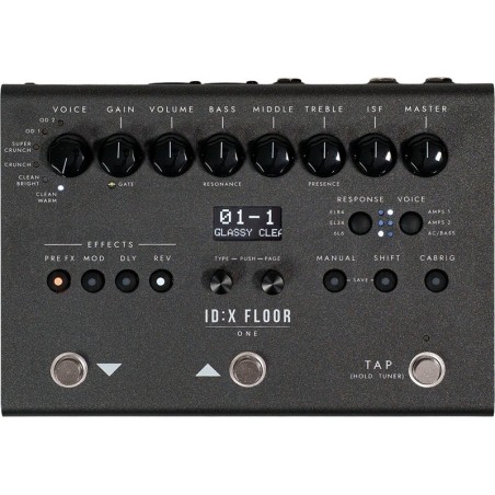 BLACKSTAR ID:X FLOOR ONE - pedaliera per chitarra e basso - vai con la sigla