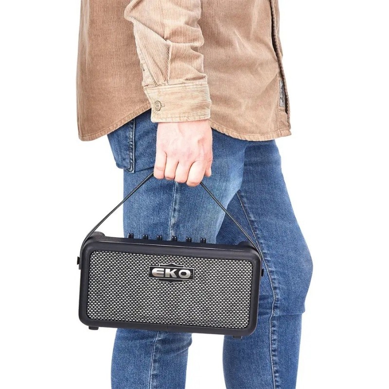 Eko Guitars BAIO AMP 15 - Amplificatore portatile all-in-one per chitarra elettrica - vai con la sigla