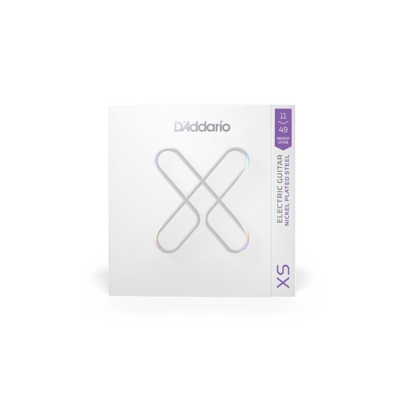 D'ADDARIO Corde rivestite XS Nickel per chitarra elettrica, scalatura Medium 11-49 - vai con la sigla