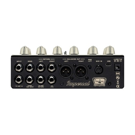 Tone King Imperial Tri-Tube Preamp - Pedale preamplificatore tri-tube ad alta tensione - vai con la sigla