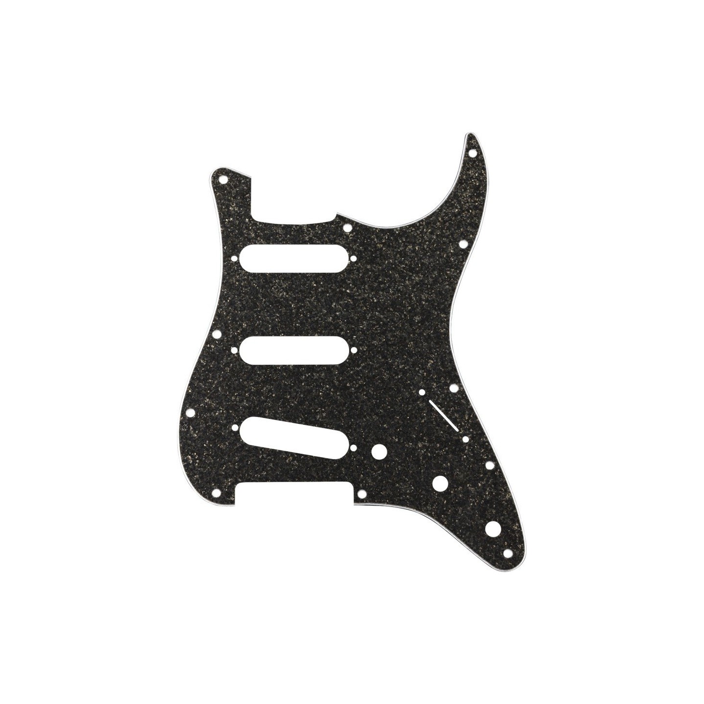 FENDER Battipenna ibrido vetro/glitterato Black Stratocaster S/S/S - vai con la sigla